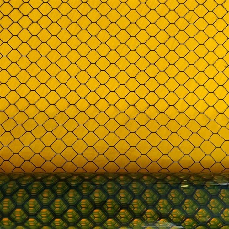 Yellow PVC Grid Curtain best