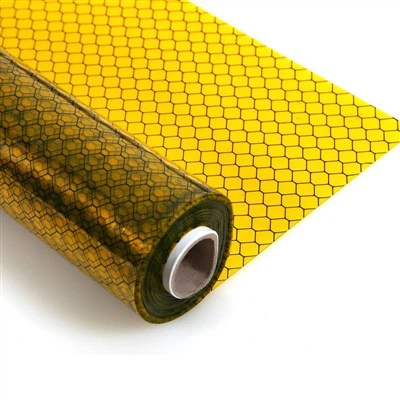 Yellow PVC Grid Curtain