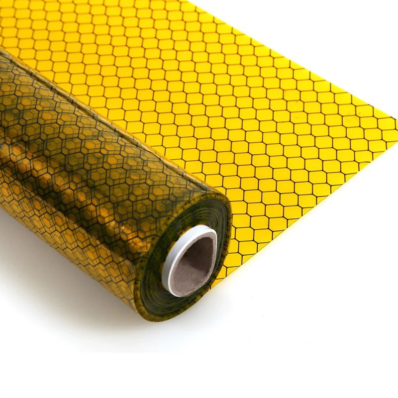 Yellow PVC Grid Curtain
